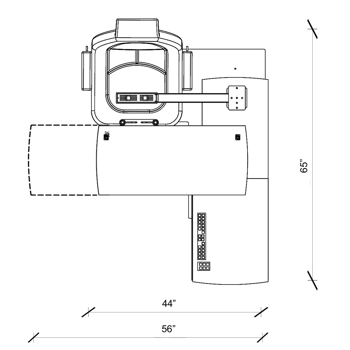 visionare venezia refraction unit - usophthalmic - ophthalmic chair