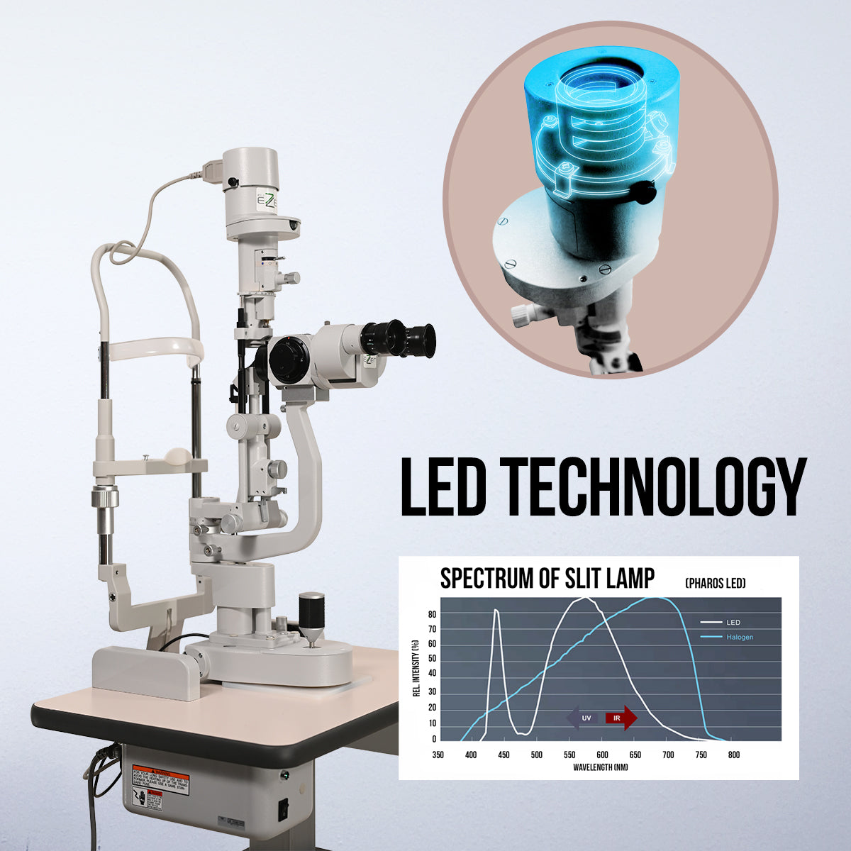 slit lamp esl-emerald-8 ezer