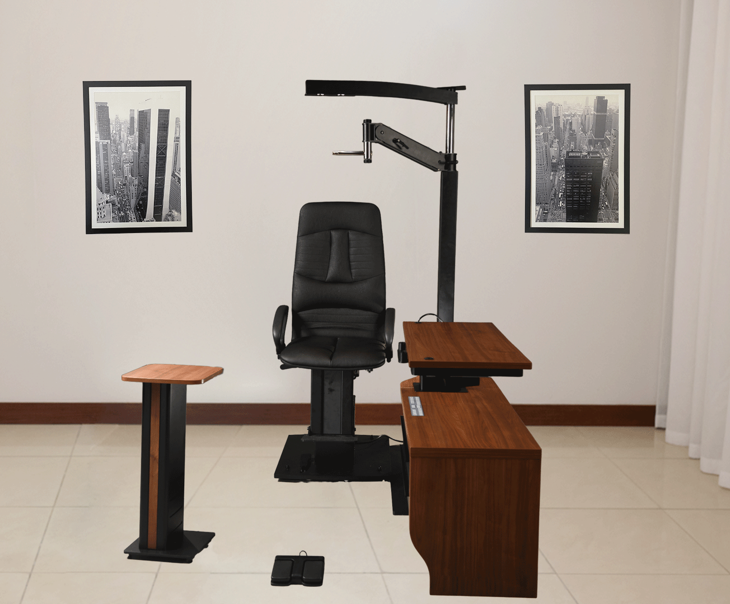 refraction unit venezia elementare - ophthalmic chair