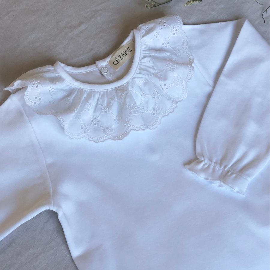 Body Bebe Blanc Fille Garcon Col Broderie Anglaise Cezarie Cezarie