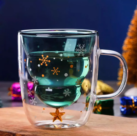 Christmas Tree double wall mug