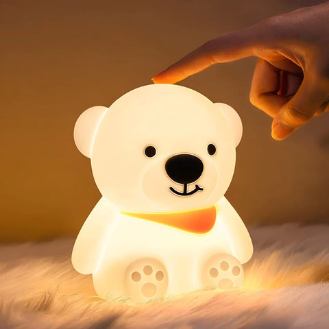 Cute Bear Silicone Night Light