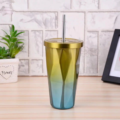 Ombre steel tumbler