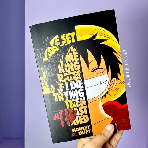 One piece notebook