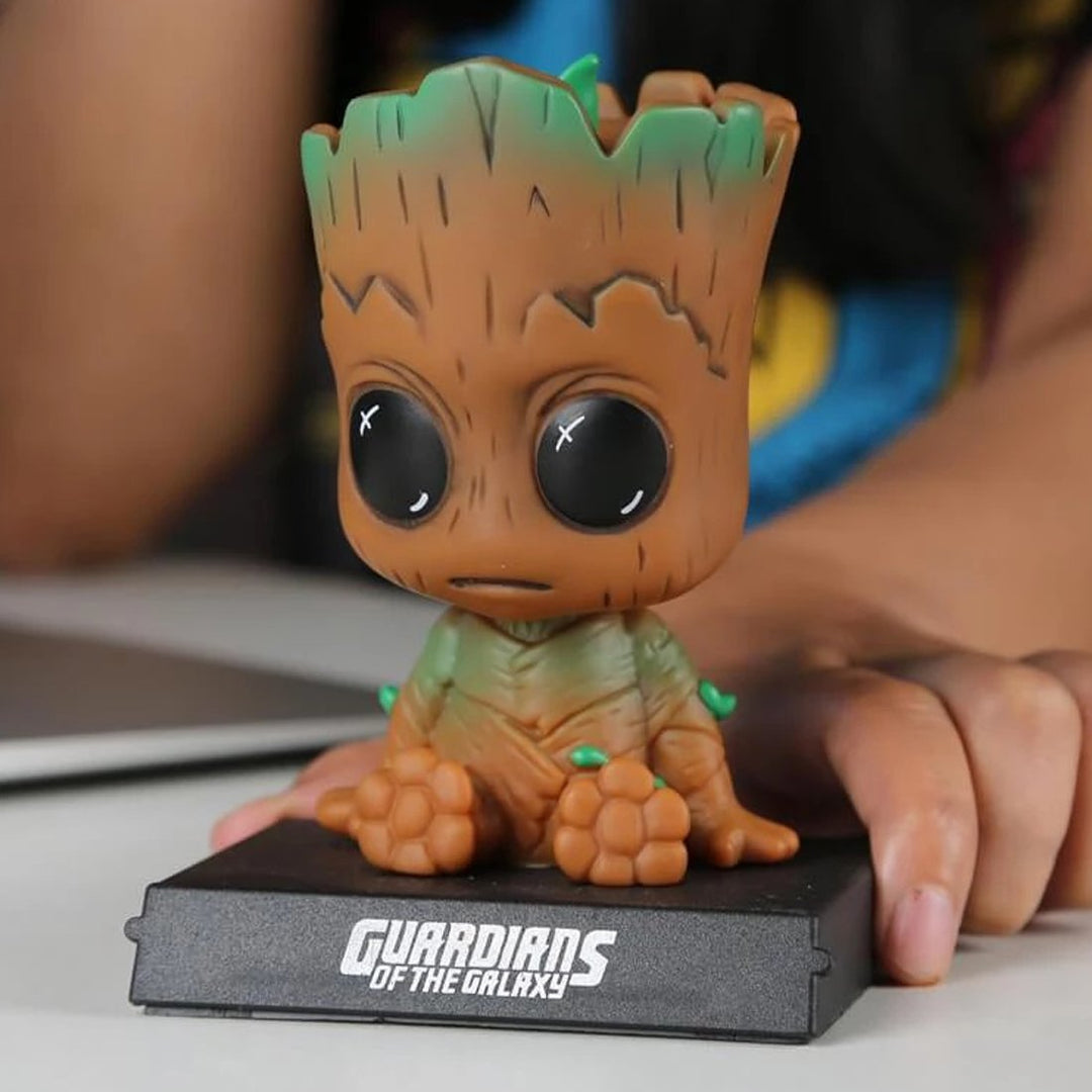 Cute Groot Bobblehead With Mobile Holder Online in India