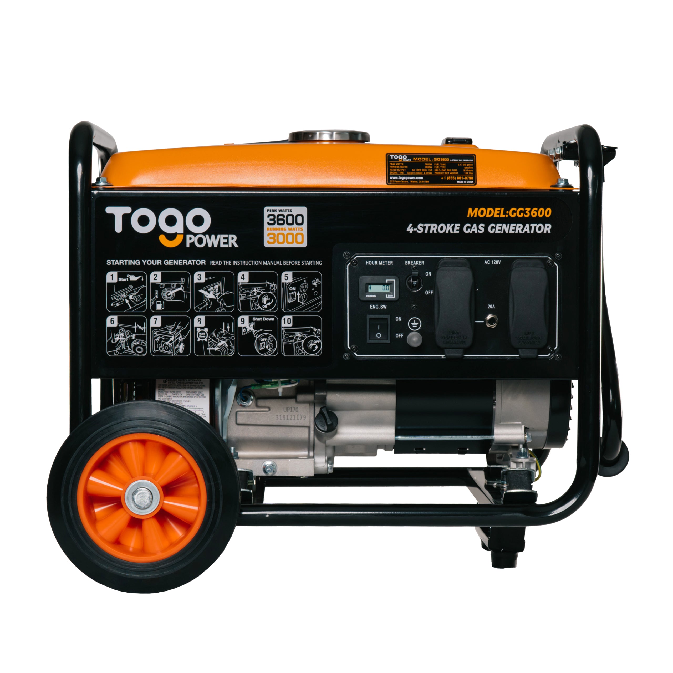 Togo POWER Advance-350 Togo Power Advance 350 Portable Power Station 120  Volt 330 Watt Outlets And USB