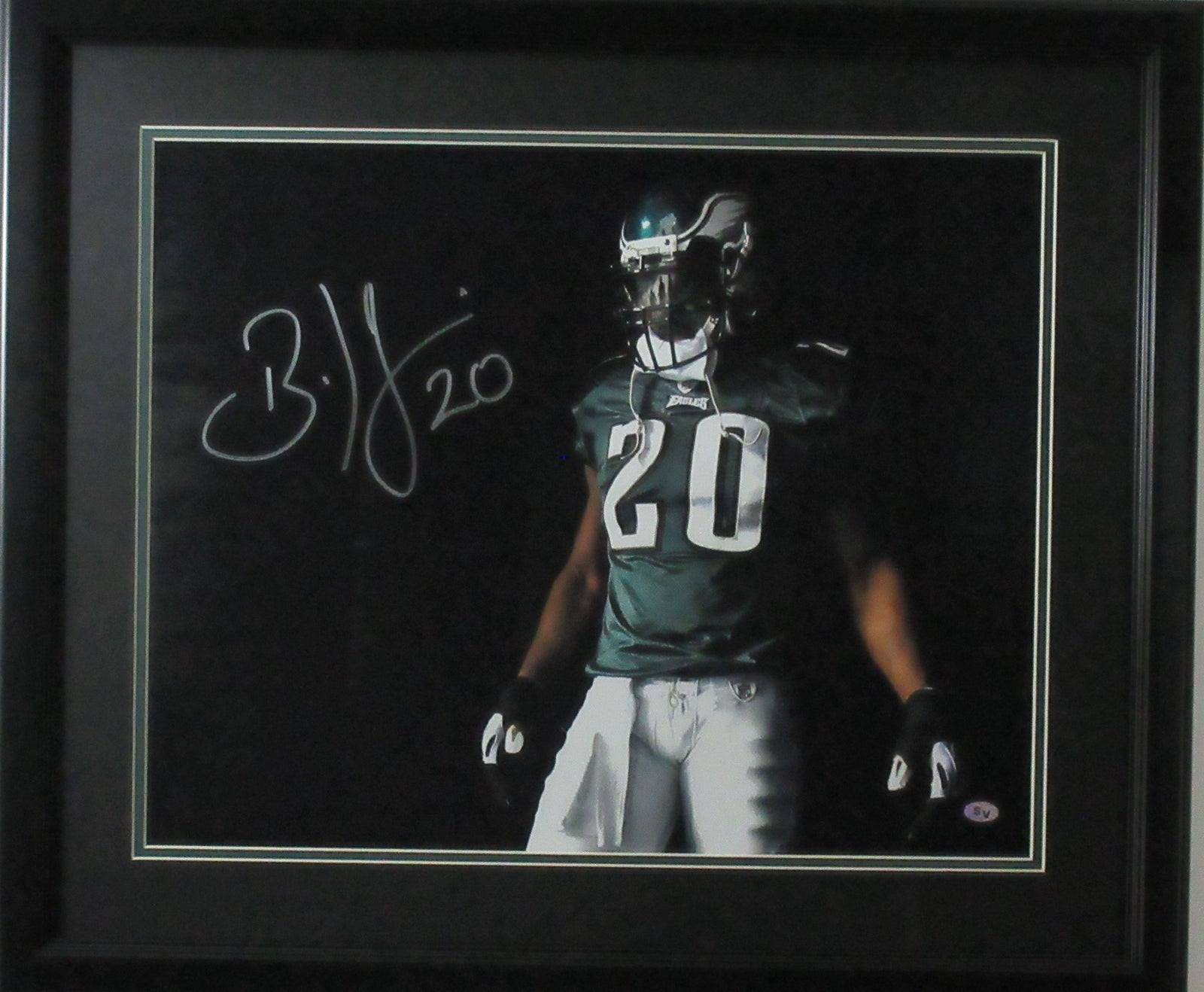 Brian Dawkins Philadelphia Eagles Autographed Framed White Football Jersey