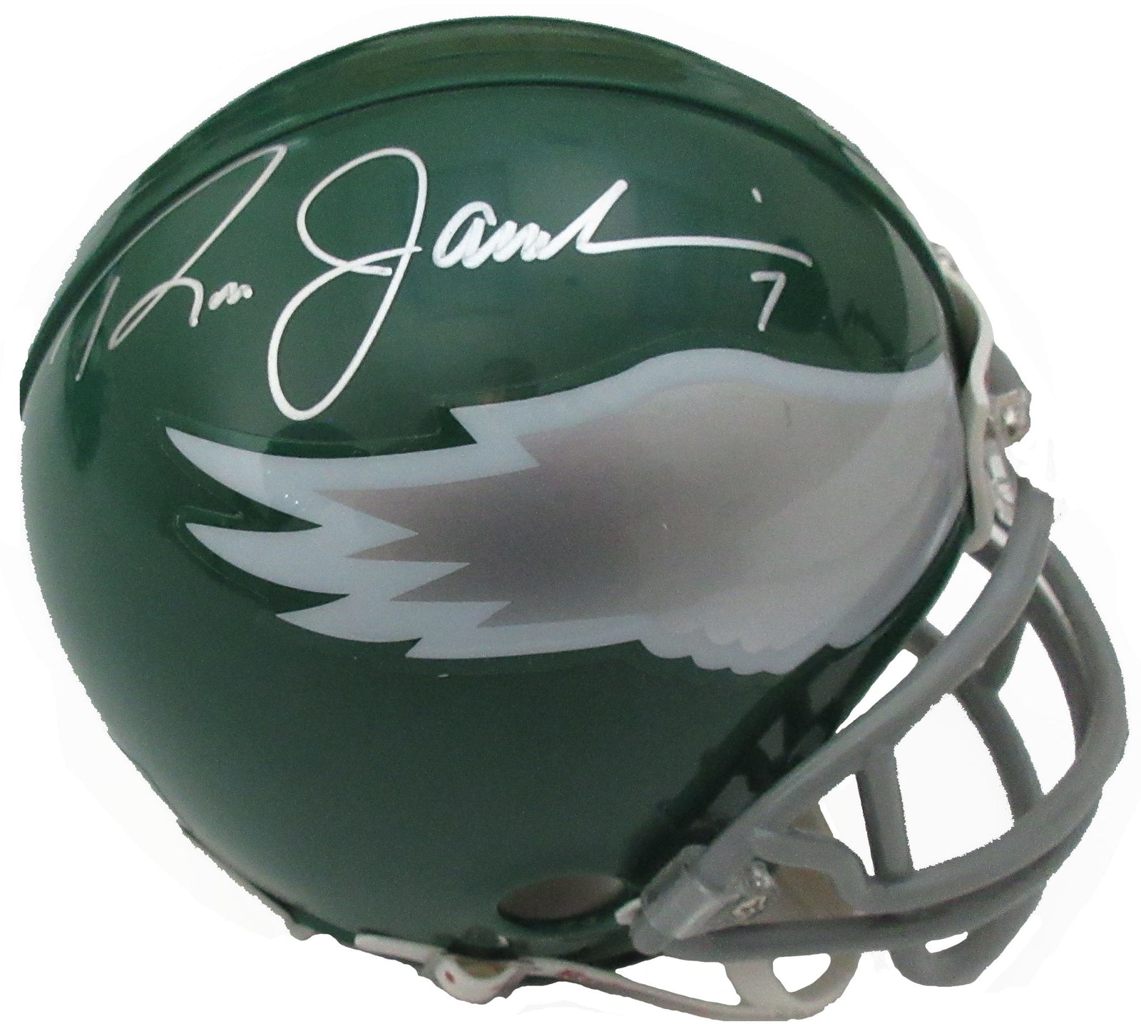 Randall Cunningham Signed & Inscribed Full Size Helmet – Eagles AMP