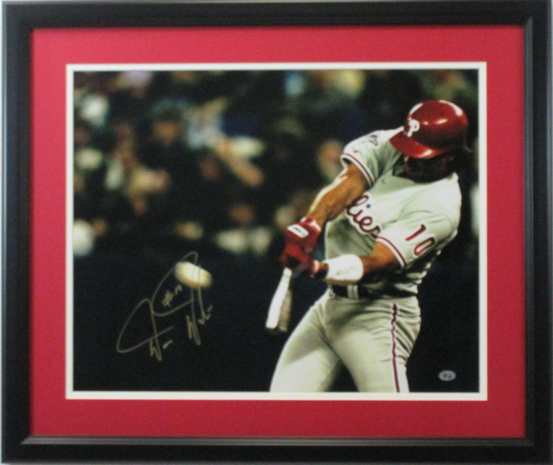 Bryce Harper Signed Framed 16x20 Philadelphia Phillies Photo Fanatics+MLB