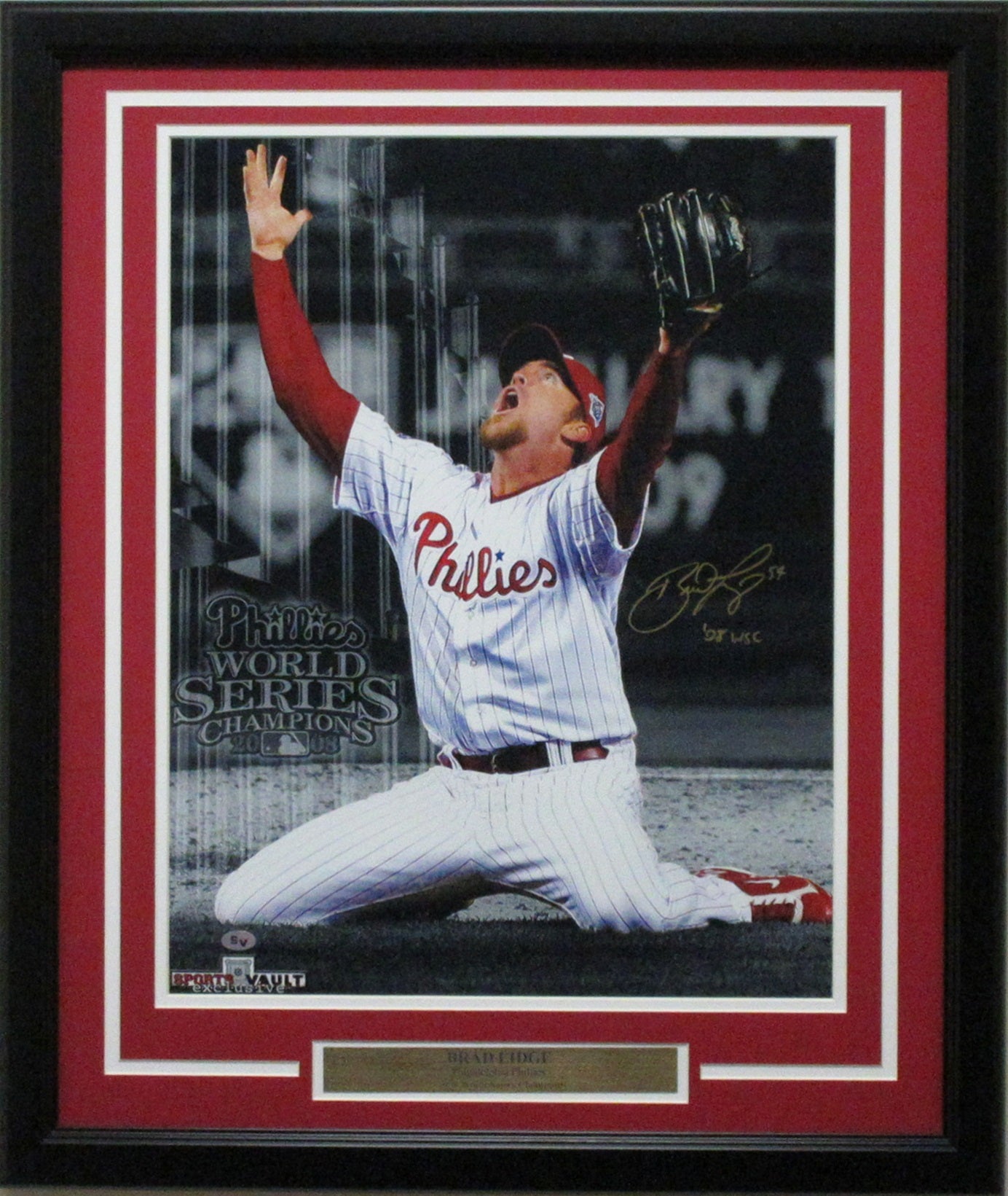 Phillies Dynamic Duo Brad Lidge & Carlos Ruiz Dual Autograph