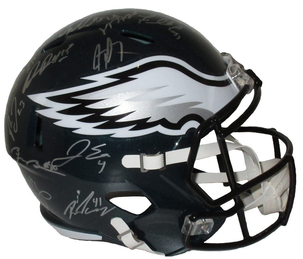 eagles signed mini helmet