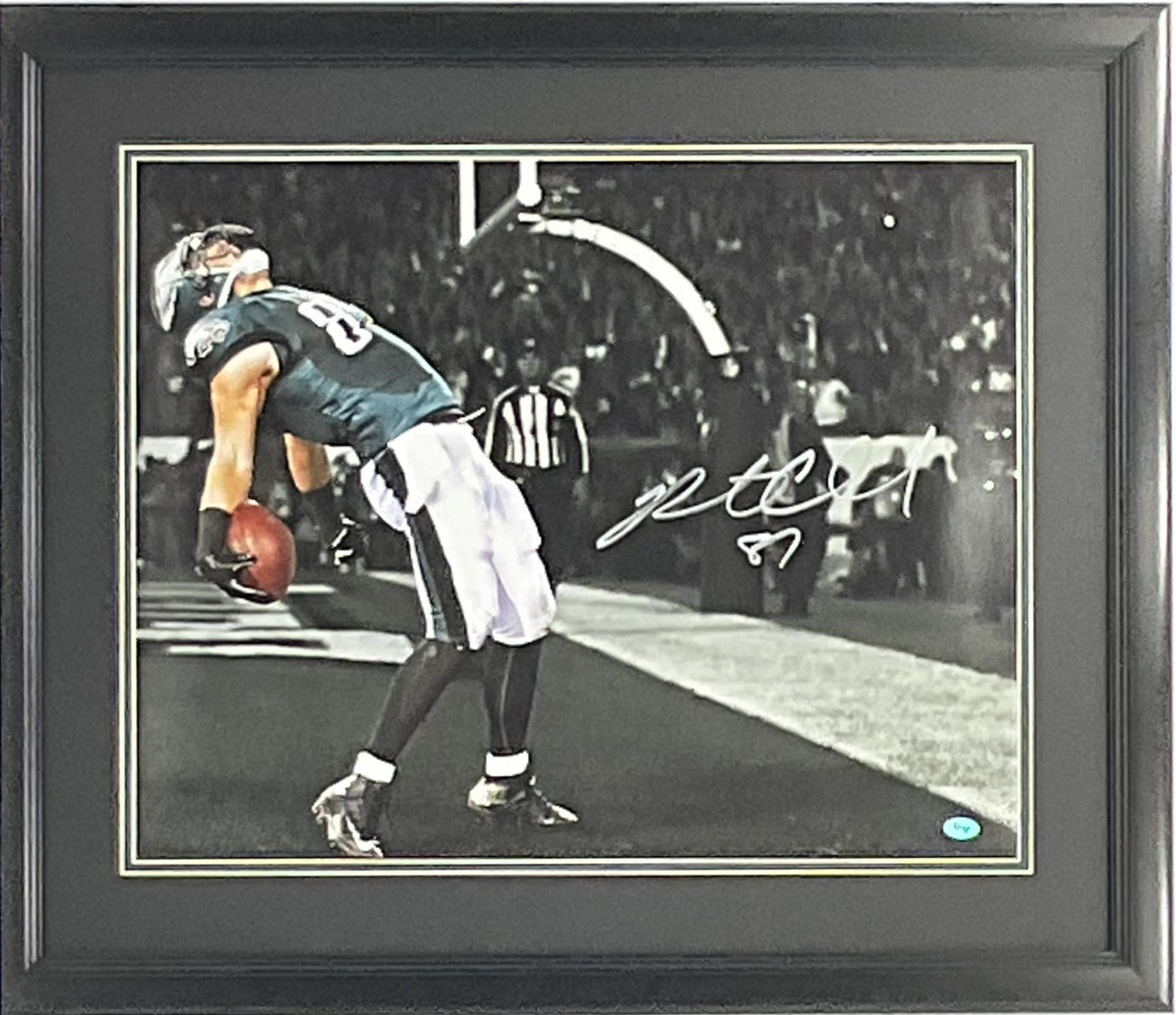 Brandon Graham Philadelphia Eagles Autographed Framed Green Football Jersey  - Dynasty Sports & Framing