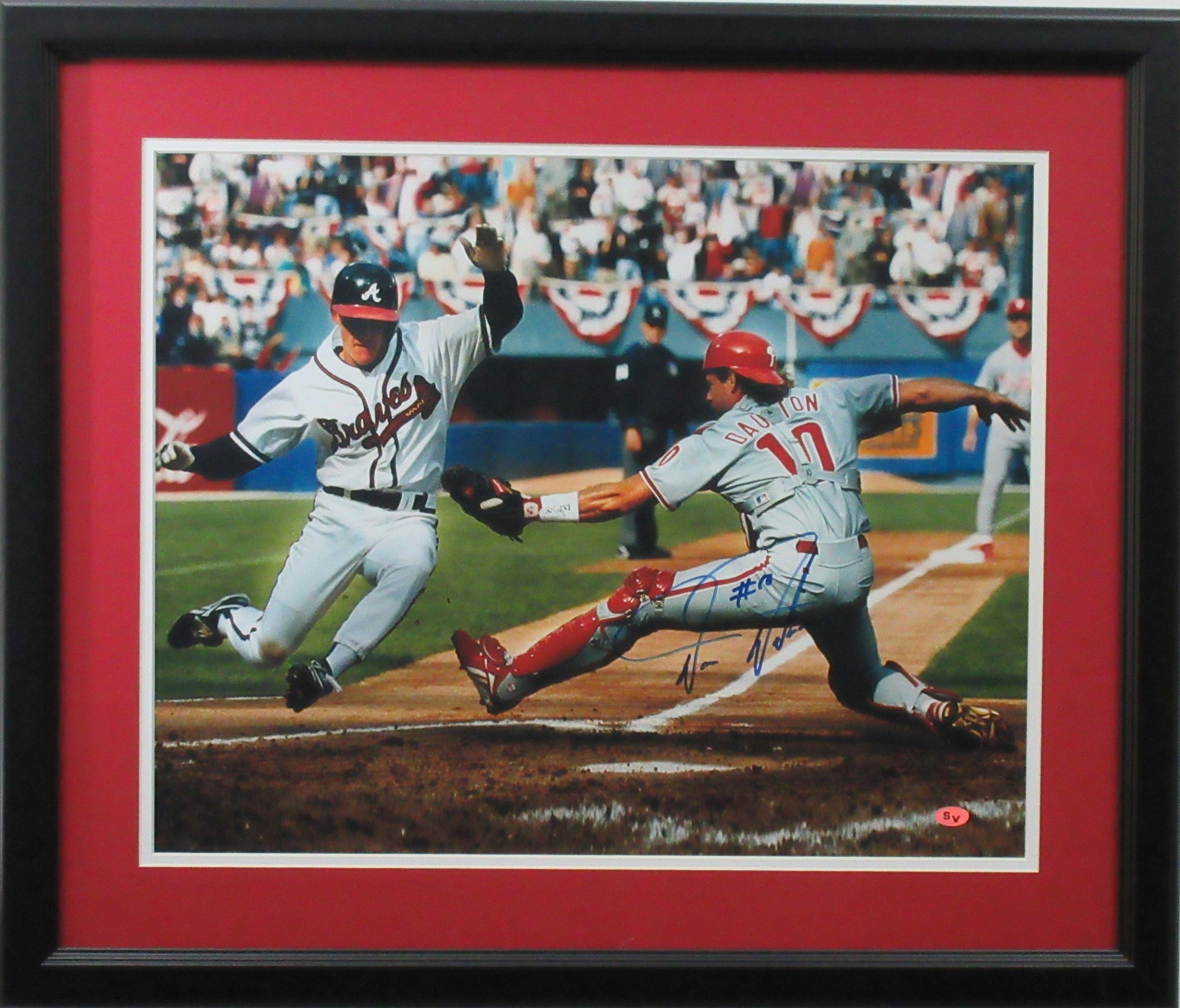 Curt Schilling Autographed 16x20 Philadelphia Phillies Photo Framed