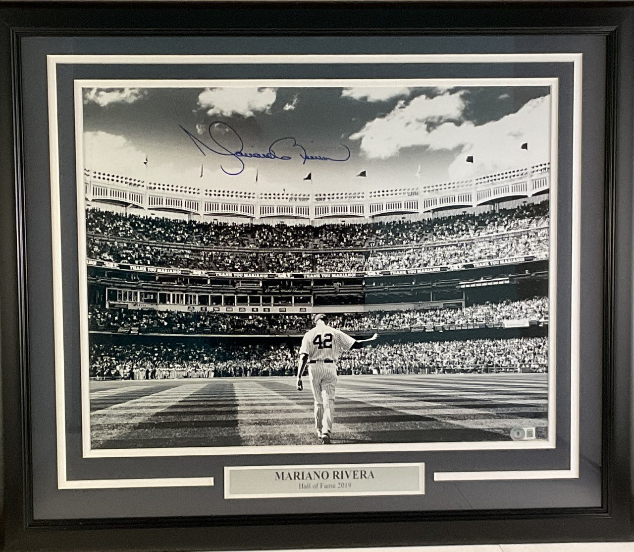 Framed Facsimile Autographed Bill Mazeroski 33x42 Pittsburgh