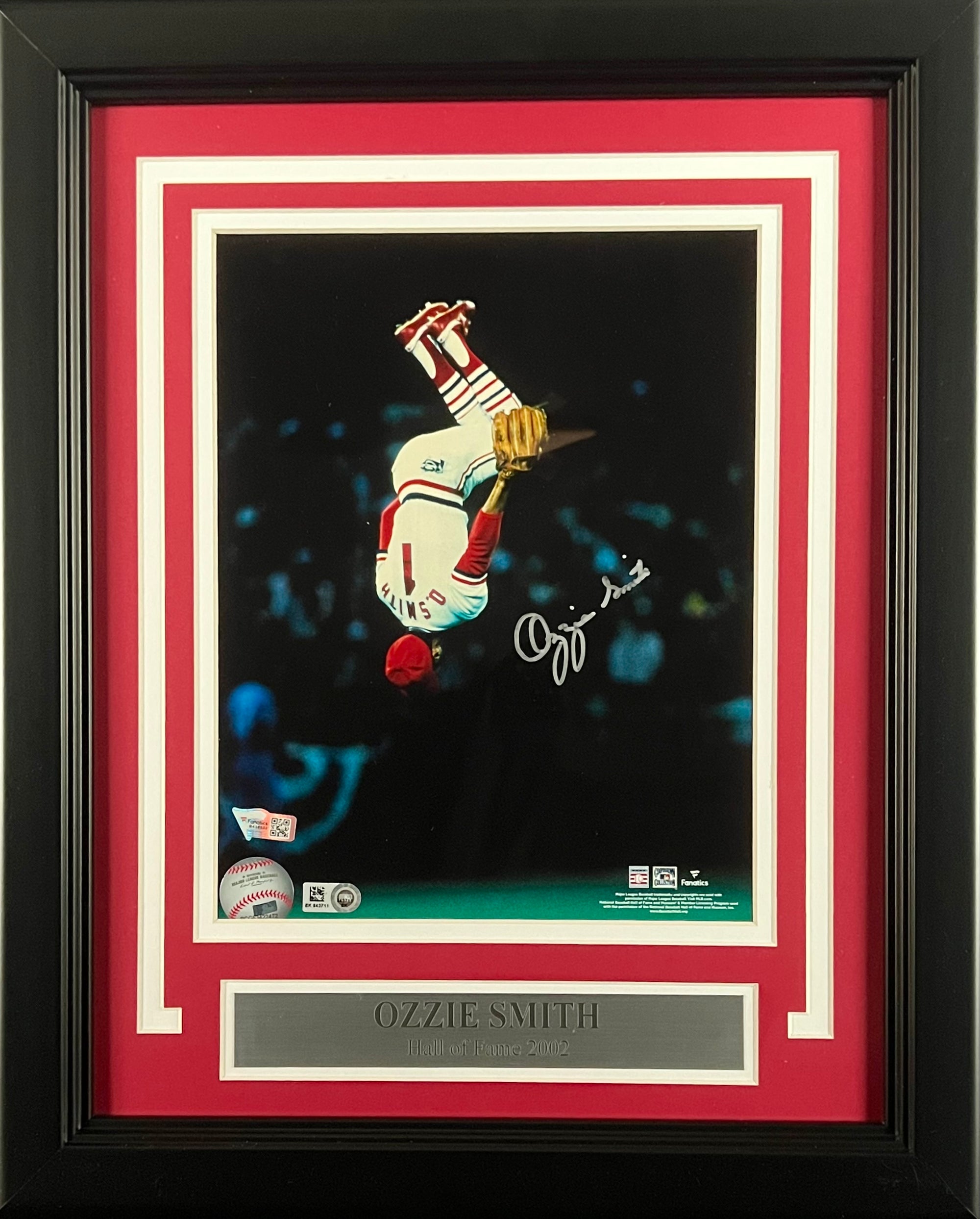 Ted Simmons Autographed Signed Framed St. Louis Cardinals 