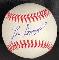 Jim Thome Autographed Cleveland Indians White Sox Twins Phillies MLB  Baseball W/Career Stats Beckett Witnessed