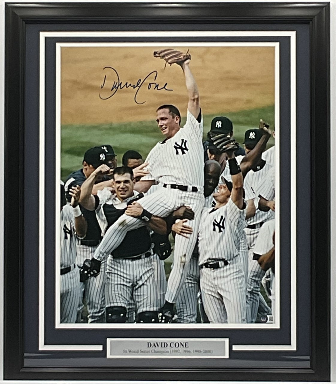 Bernie Williams Autographed Signed Framed New York Yankees -  Denmark