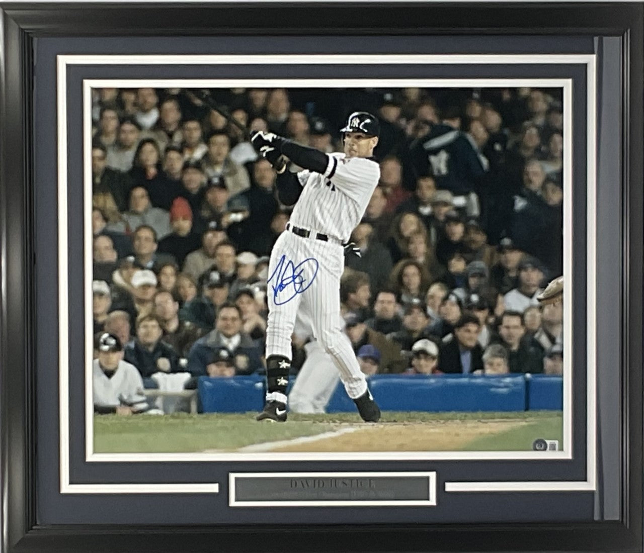 Don Mattingly Autographed and Framed White P/S Yankees Jersey