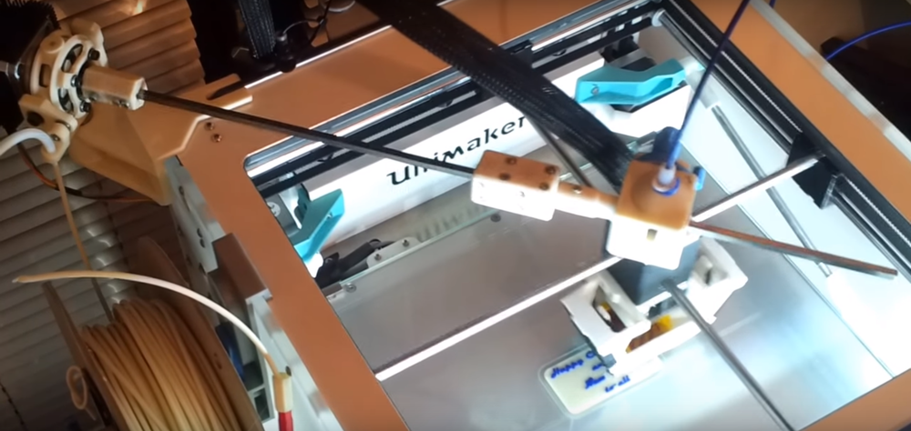 Zero gravity direct drive operating on an ultimaker