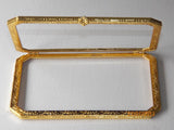 Rectangular box hinge 125 x80 mm Gold S-G - Silver S-S and Bronze S-B Sold individually