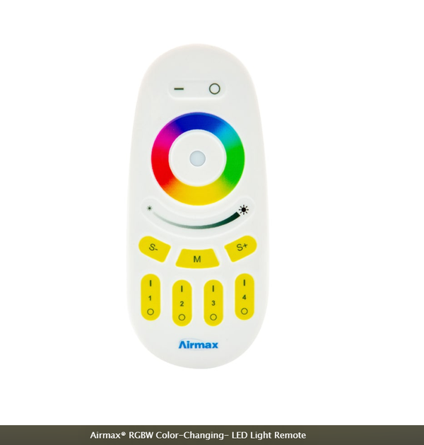 Airmax® RGBW Color-Changing- LED Light Remote