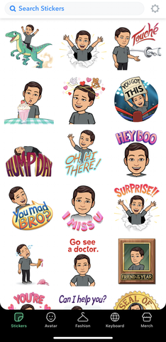 Bitmoji Examples