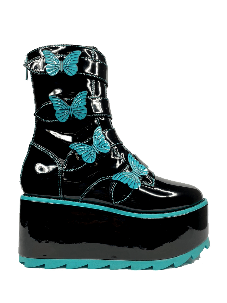 KARMA BUTTERFLY - BLACK TEAL