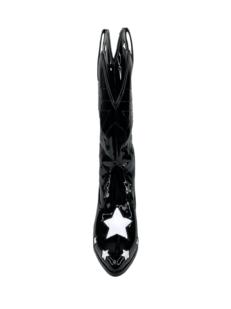 SPACE COWGIRL STAR - BLACK/WHITE