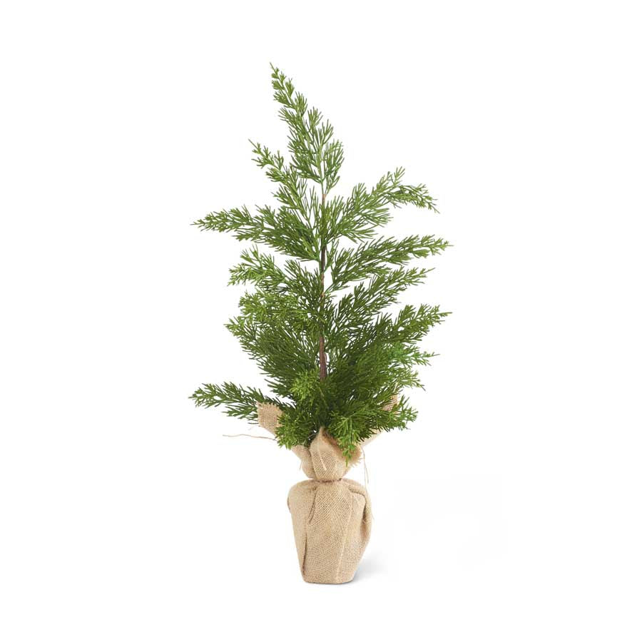 Real Touch Pine Seedling Tree w/ Burlap Base (S) – West Haven & Company