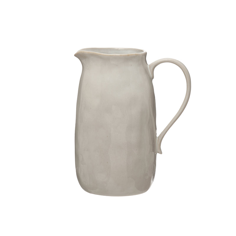 French Provincial Stoneware Pitcher