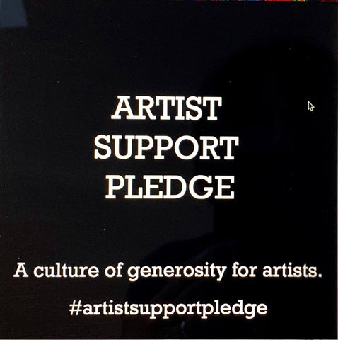 Artists support pledge lockdown initiative taken up by artists such as Stella Tooth 