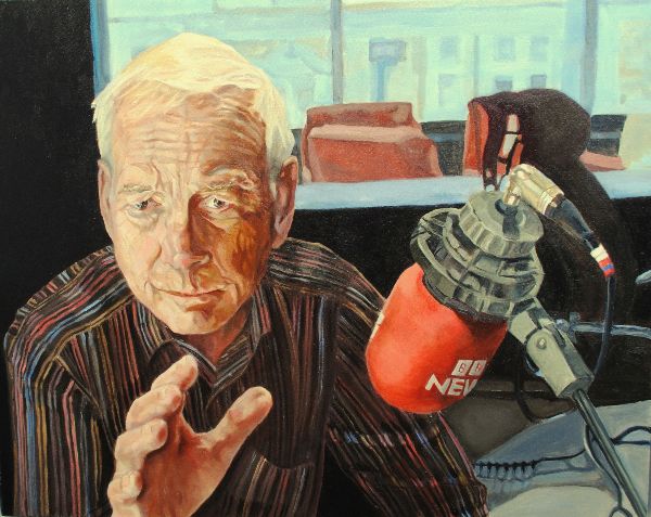 John Humphrys ex Presenter BBC R4 Today by Stella Tooth Oil on canvas NFS