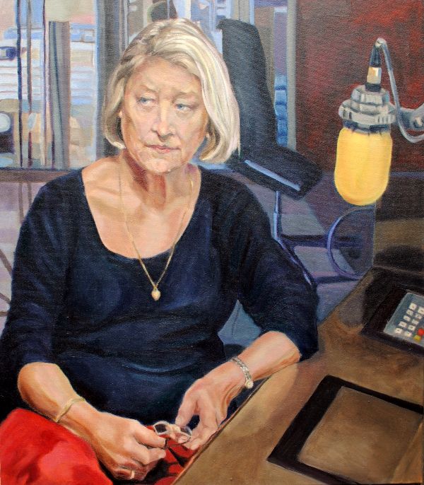 Kate Adie Presenter BBC R4 From Our Own Correspondent oils Portrait