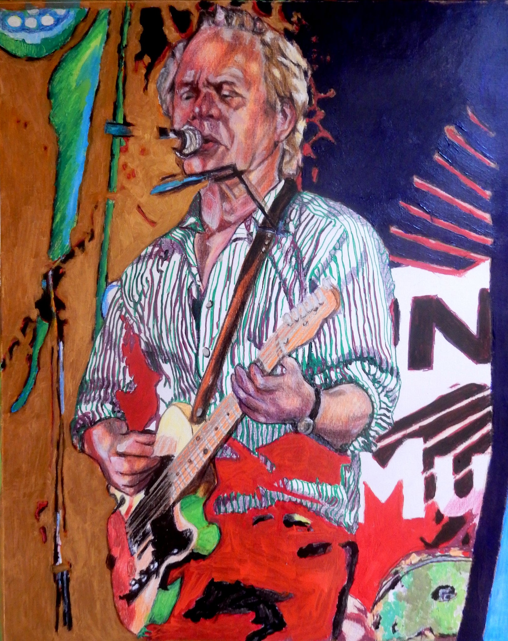 Chris Jagger at The Brentham Club by Stella Tooth musician artist