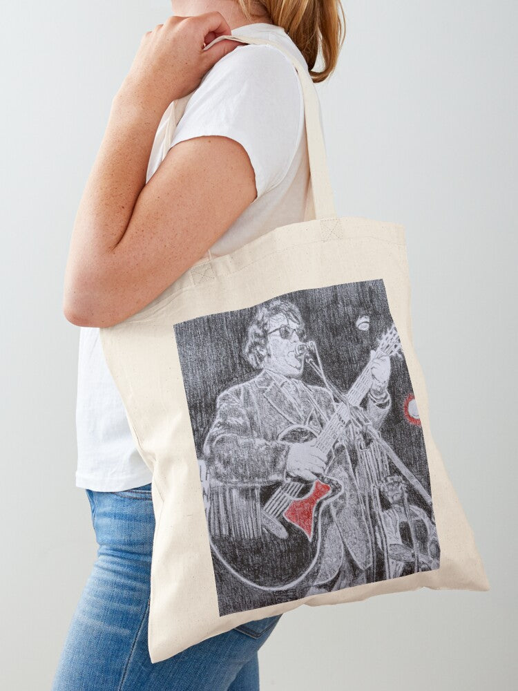 Dave Collison aka Roy Orbison by Stella Tooth Red Bubble Cotton Tote Bag