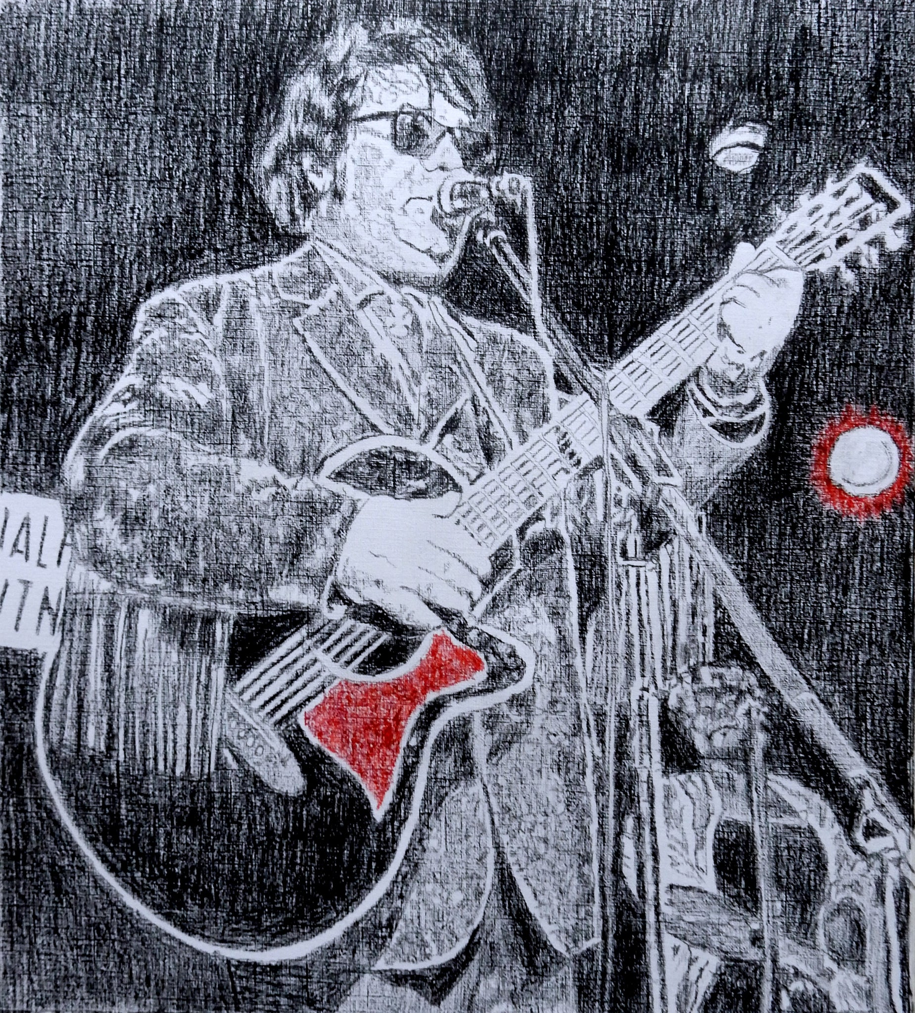 Dave Collison as Roy Orbison at Half Moon Putney by Stella Tooth artist