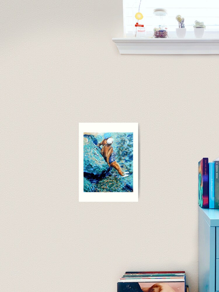 Just chilling by Stella Tooth Red Bubble art print