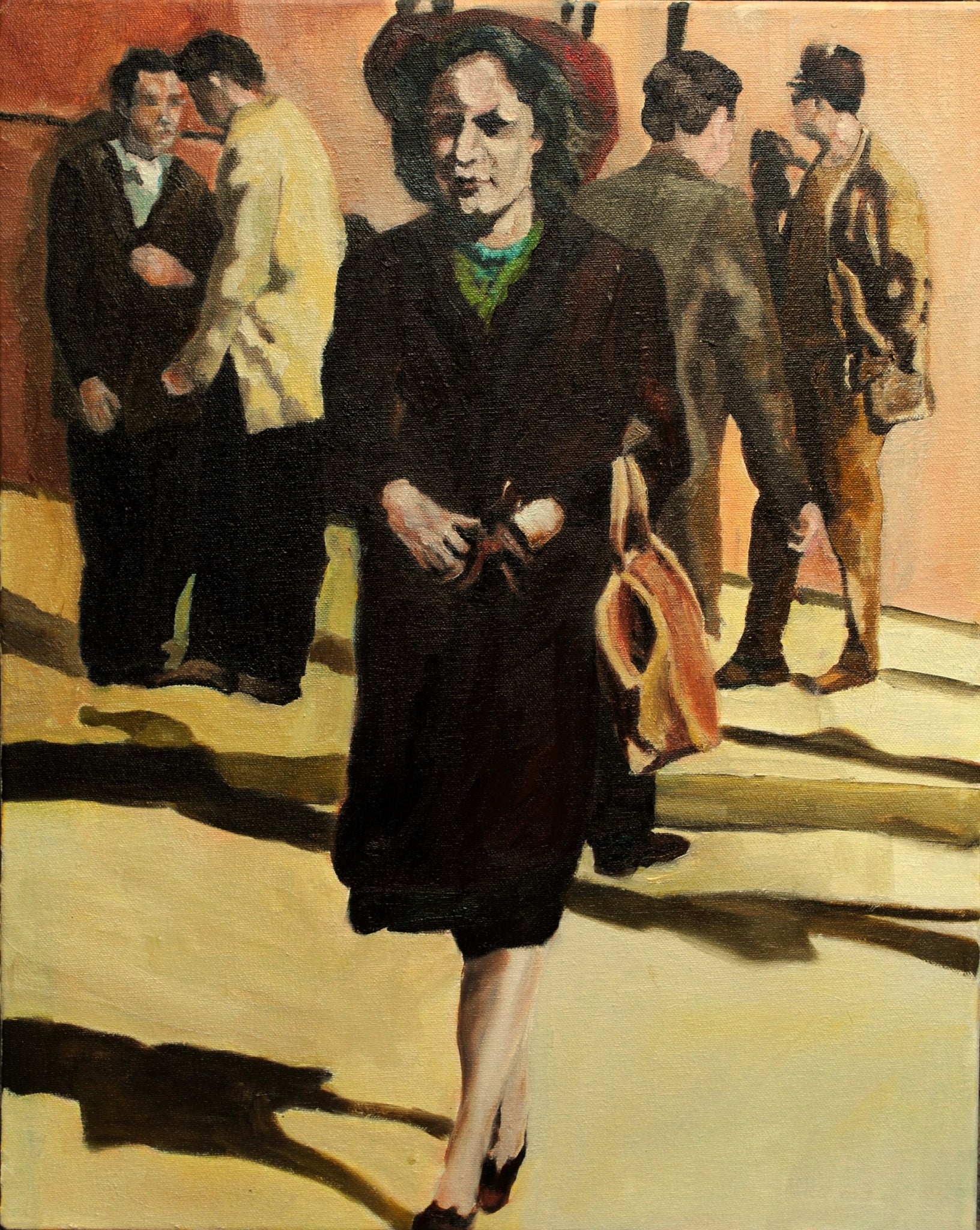 Naples 1948 portrait in oils by Stella Tooth artist