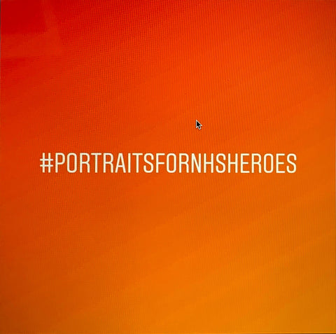 Portraits for NHS heroes initiative to give free thank you portrait to frontline staff 