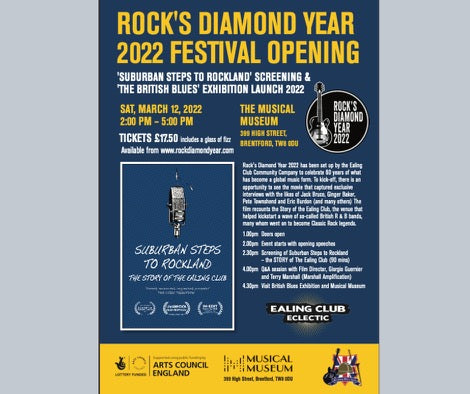 Rock's Diamond Year poster The Ealing Club