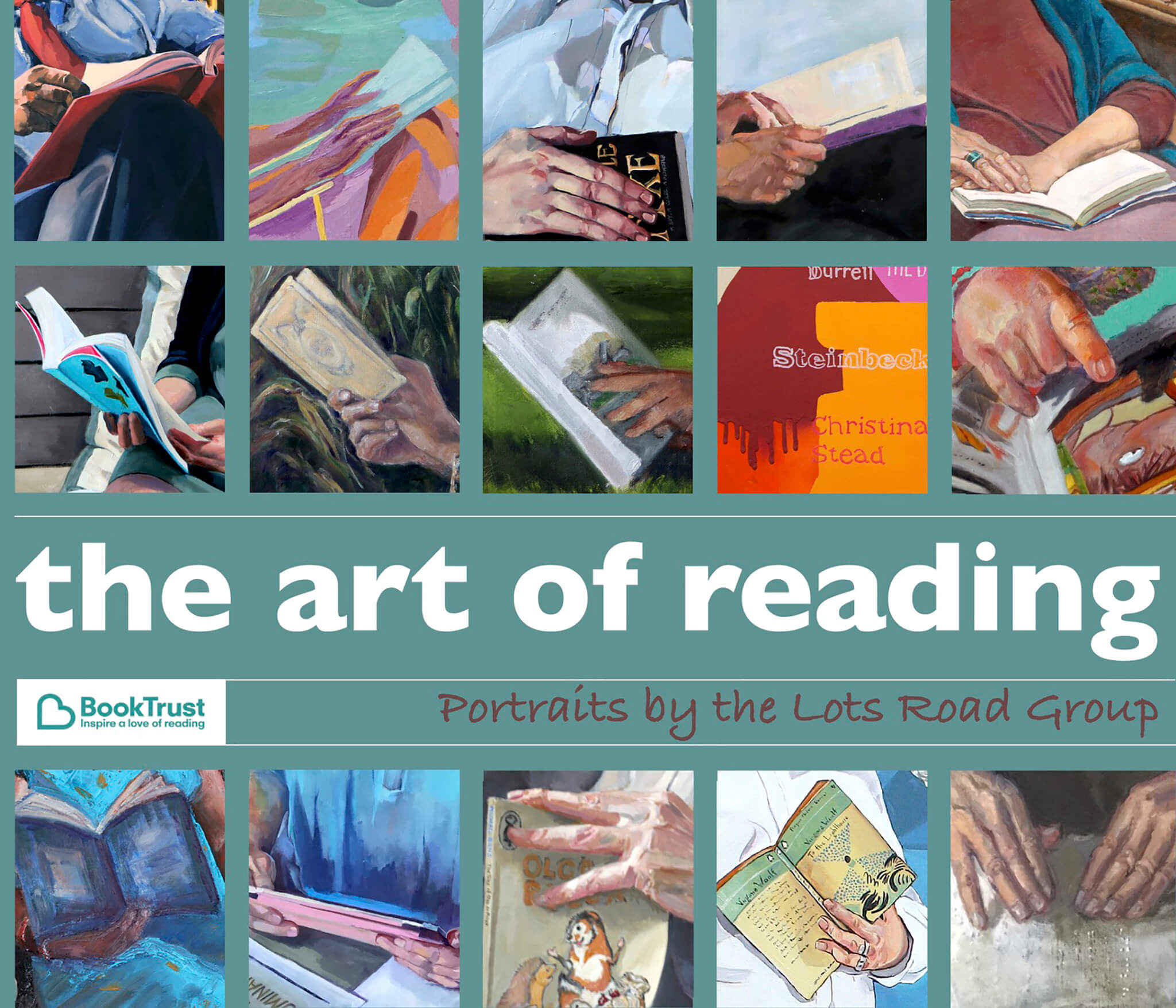 The Lots Road Group The Art of Reading exhibition catalogue cover.
