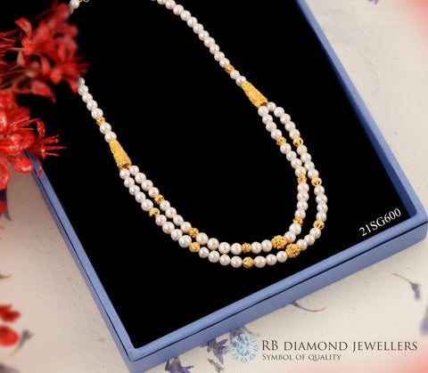 22k Pearl Necklace