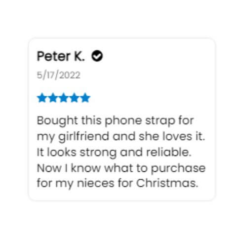 Phone charms customer review