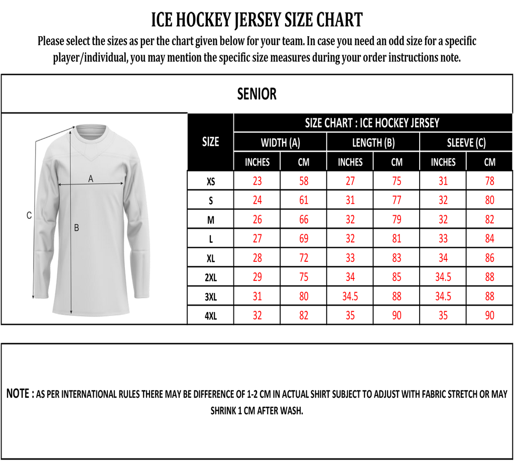 Size Charts | Starco Wear