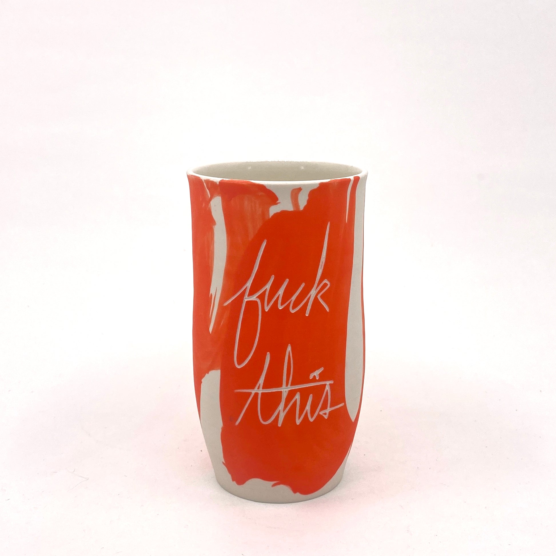 F This Cup/Vase Orange