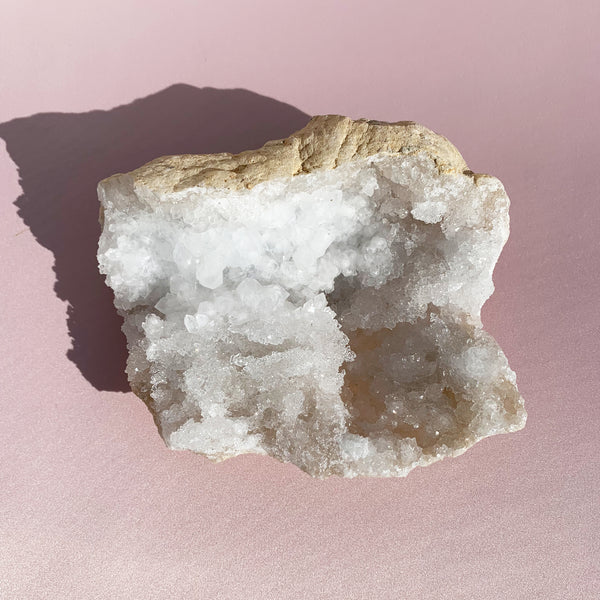 White Quartz Agate Crystal