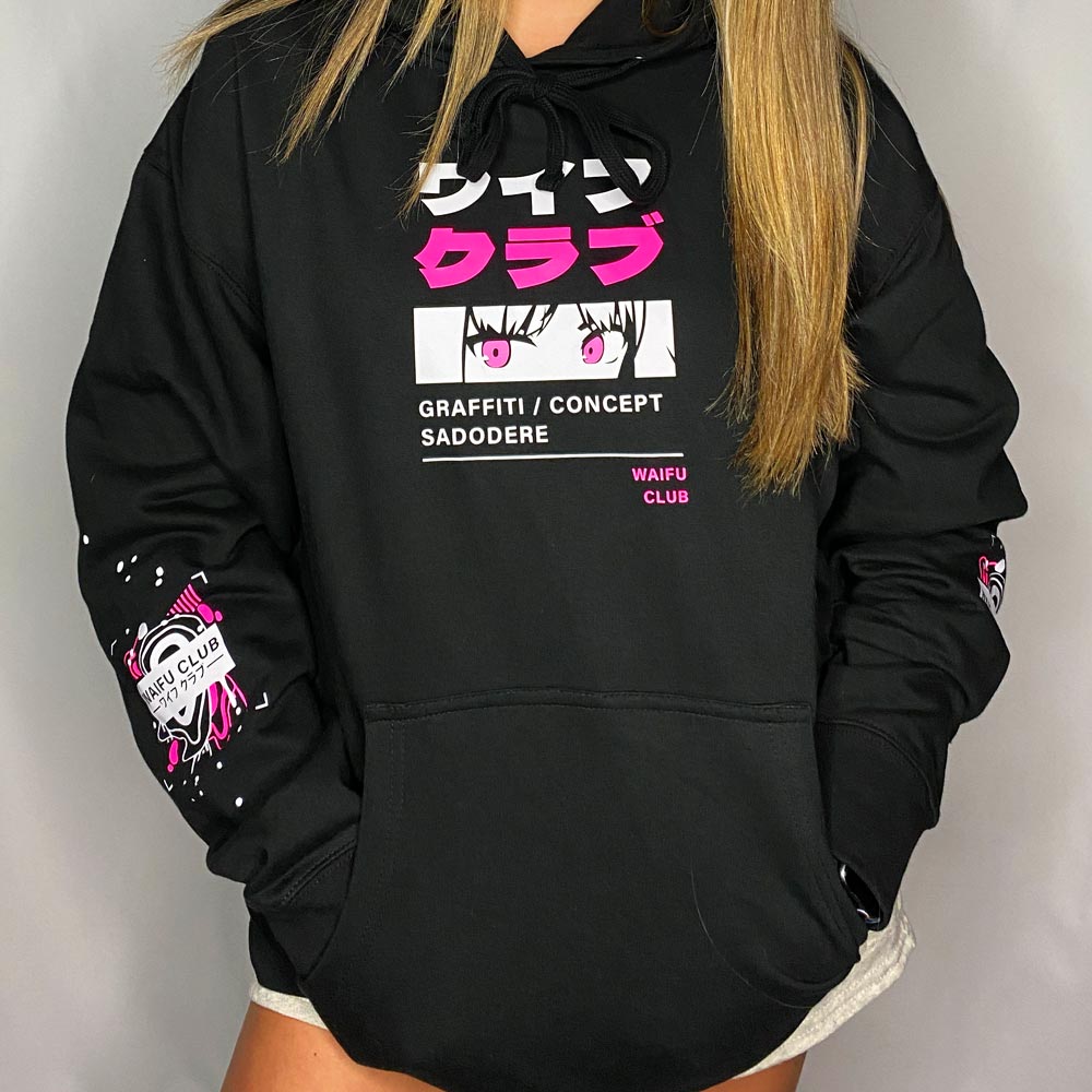 Waifu Club Sado Graffiti Concept Anime Hoodie – UwU LLC