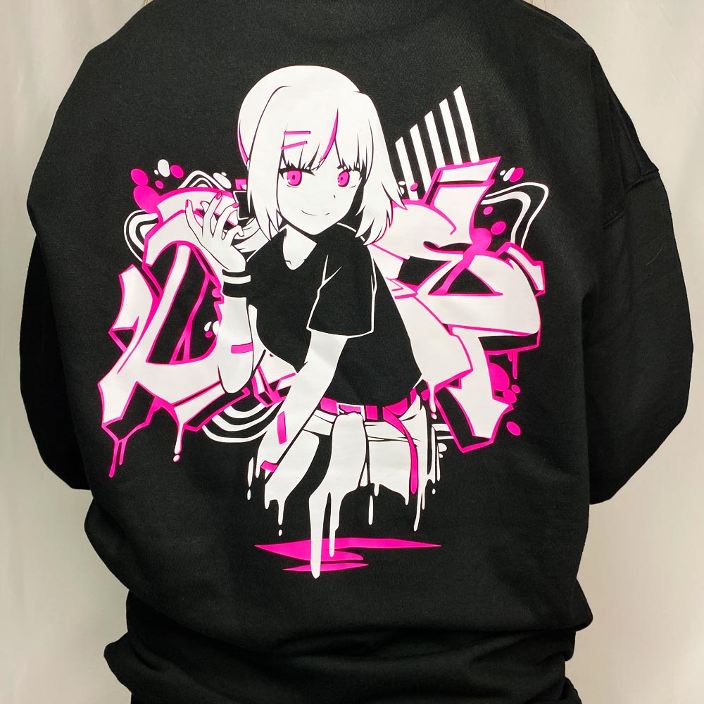 Waifu Club Sado Graffiti Concept Anime Hoodie – UwU LLC