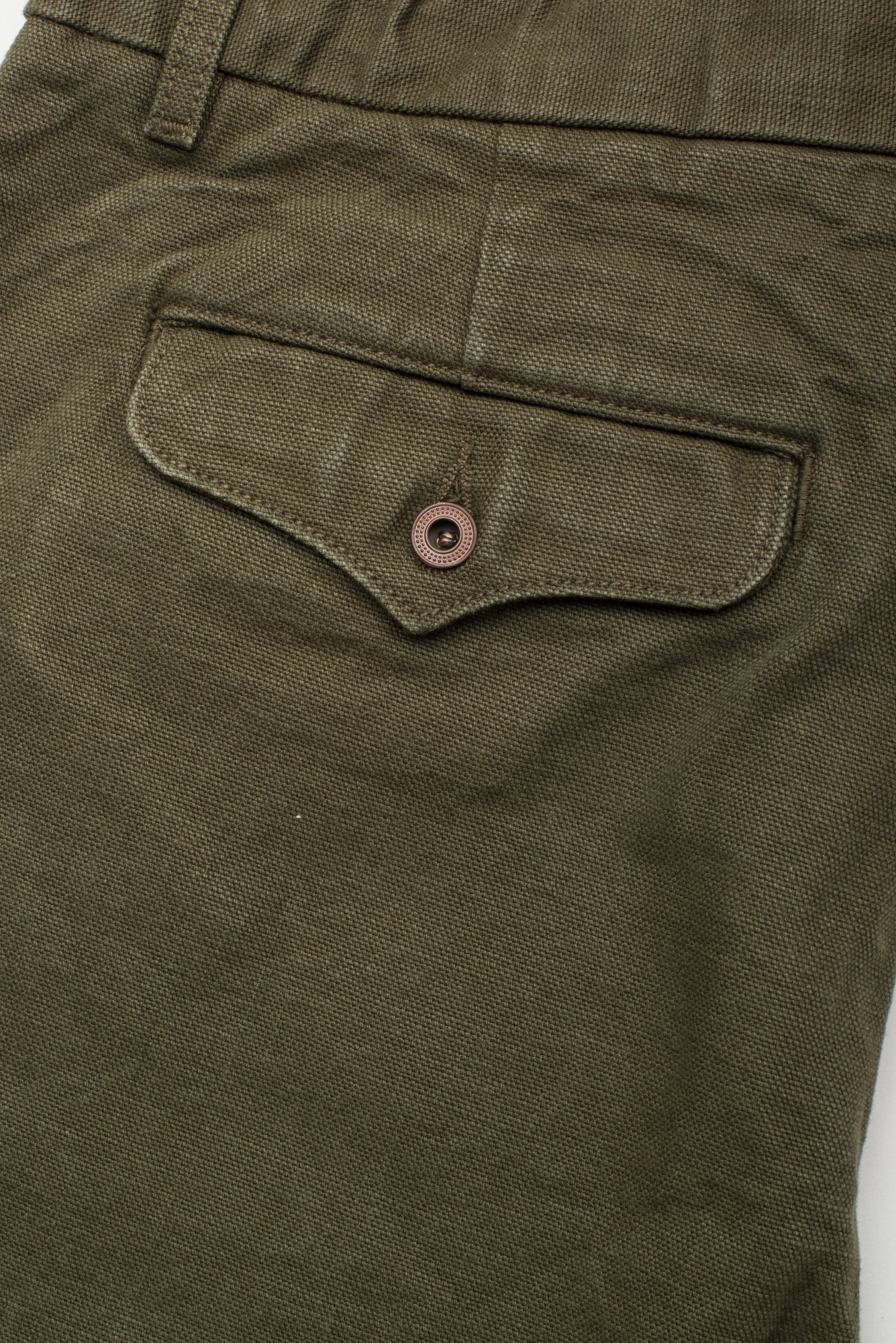 Workers Chino Slim Fit | 14 Ounce Slub Army Green – Freenote Cloth