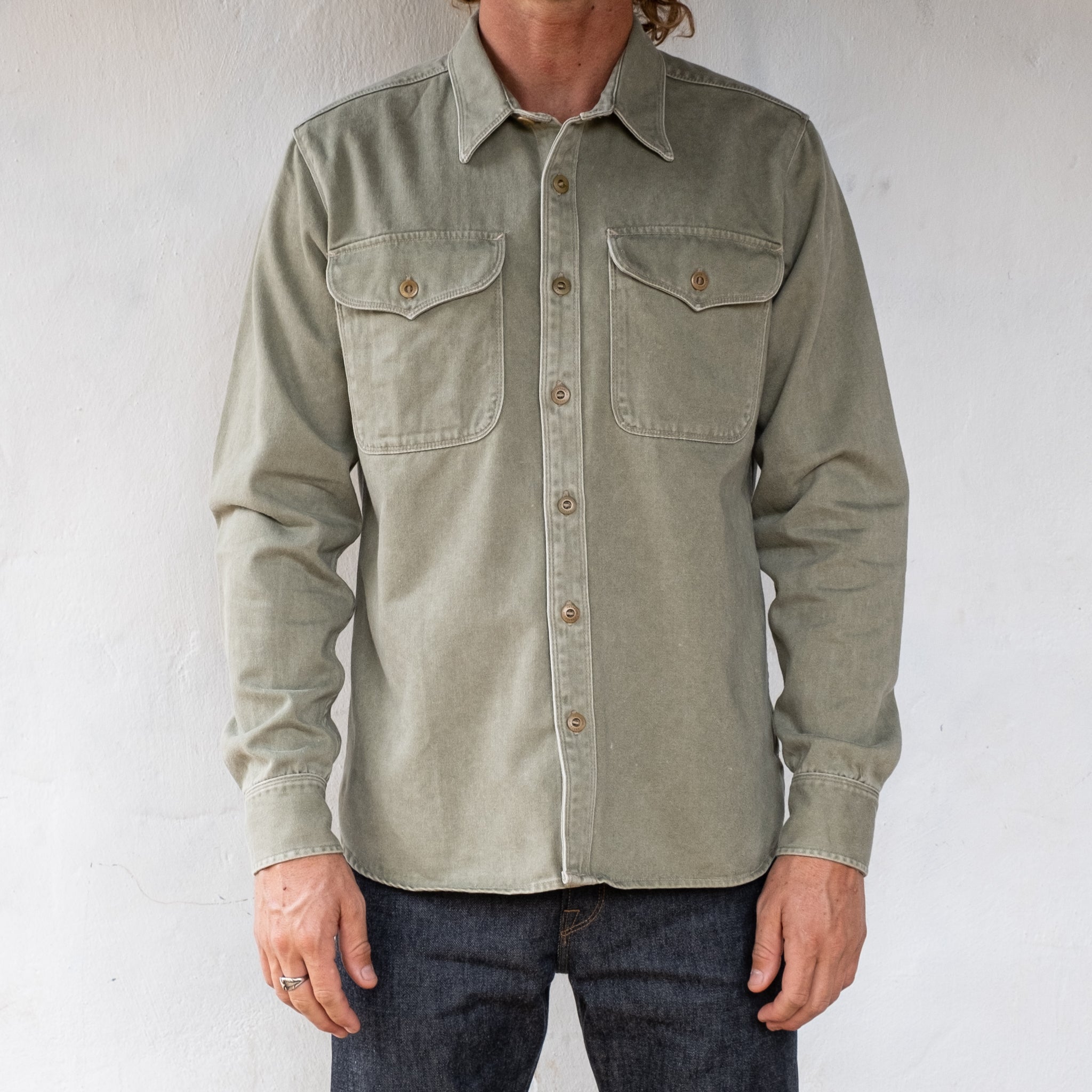 Utility Shirt | Olive – Freenote Cloth